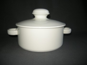 Wedgwood Midwinter plain white dekschaal