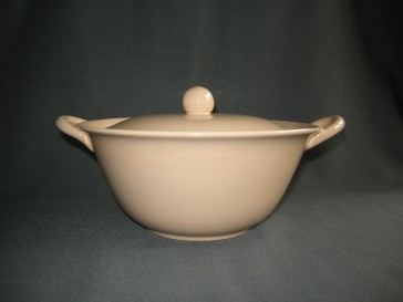 Huizen pastel zalmrose dekschaal