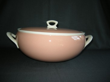 Boch Frères Keralux pastel zalmrose dekschaal