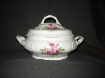 Rosenthal Sanssouci spierwit rose pioenroos dekschaal