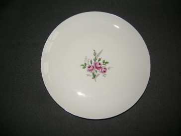 Eschenbach wit met rose roosjes dinerbord