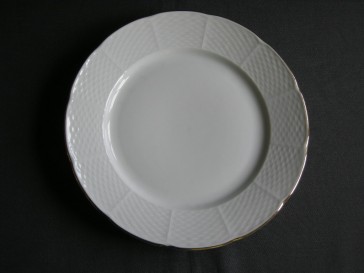 Thun wit met goud dinerbord