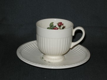 Wedgwood Moss Rose espresso kop en schotel