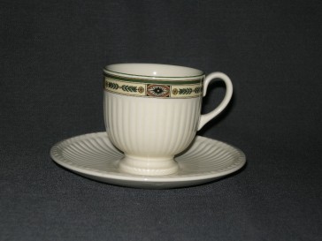 Wedgwood Carlton espressokop & schotel