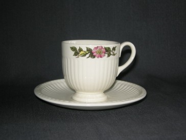 Wedgwood Briar Rose espressokop en schotel