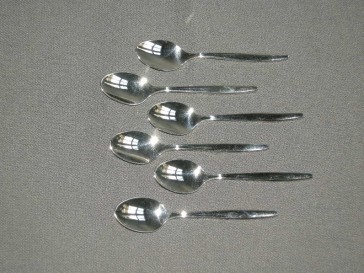 Gero verzilverd model 232 Elegance espressolepeltjes 9 cm.