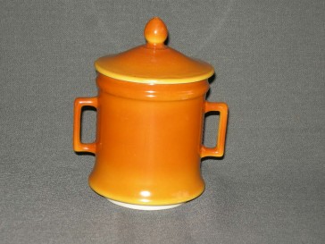 Petrus Regout parafeu oranje 001. filter + deksel