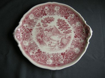 Villeroy & Boch Burgenland rood gebaksschaal
