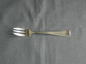 Gero verzilverd model 20 Haags Lofje gebaksvorkje
