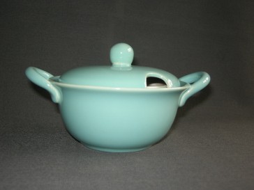 Huizen pastel aqua jampotje