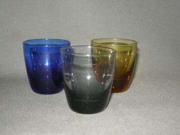 Kristalunie Maastricht carnavalsglas K14 blauw
