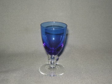 Kristalunie Maastricht carnavalsglas K5 blauw