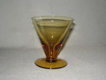 Kristalunie Maastricht carnavalsglas K6 cognac