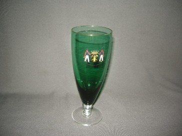 Kristalunie Maastricht carnavalsglas K7 donkergroen "Mijnstreek - Limburg"