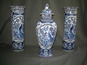 Societe Ceramique Orient blauw kaststel