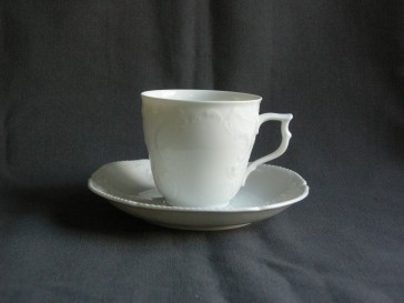 Rosenthal Sanssouci WeiS koffiekop & schotel klein