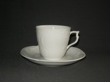 Rosenthal Sanssouci WeiS koffiekop & schotel klein