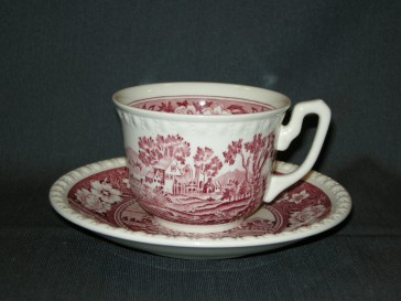 Villeroy & Boch Rusticana rood kop & schotel koffie