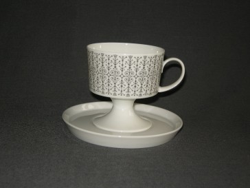 Rosenthal Composition Secunda Grau koffiekop & schotel