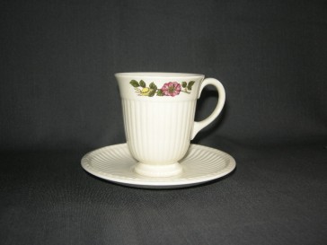 Wedgwood Briar Rose koffiekop en schotel 