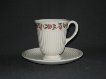 Wedgwood Rosalind koffiekop & schotel
