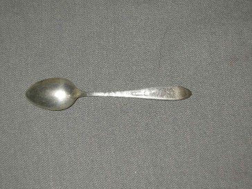 Keltum P2 Enkel puntfilet verzilverd koffielepeltje 11,5 cm.