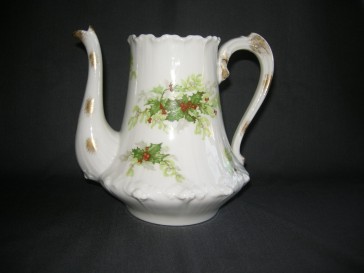 Limoges Kerst koffiepot zonder deksel