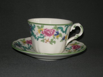 Royal Doulton Floradora green kop & schotel