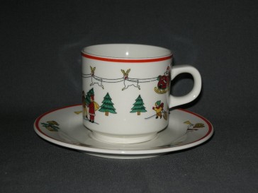 Jamestown China The Joy of Christmas kop & schotel