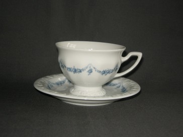 Rosenthal Maria Rosenkante Blau kop & schotel