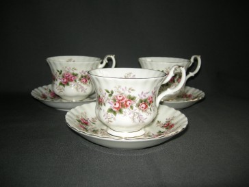 Royal Albert Lavender Rose kop & schotel groot sleets