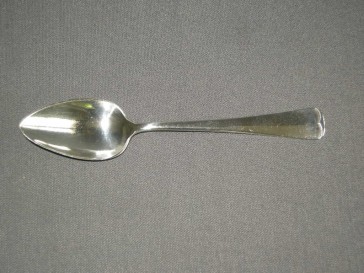 Gero verzilverd model 20 Haags Lofje lepel 18,5 cm.