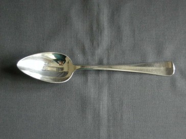 Gero verzilverd model 20 Haags Lofje lepel 21 cm.