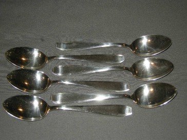Sola verzilverd model 1640 lepels 20,5 cm.