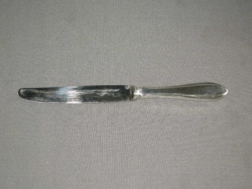 Nieuwpoort verzilverd puntfilet mes 24 cm.