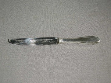 Nieuwpoort verzilverd puntfilet mes 24 cm.