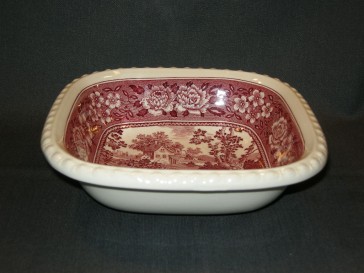 Villeroy & Boch Rusticana rood nestschaal 17,5 x 17,5 x 5 cm.