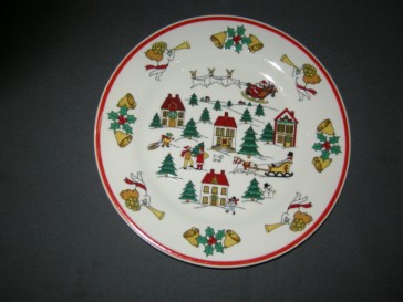 Jamestown China The Joy of Christmas ontbijtbord