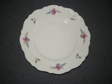 Bavaria roomwit - bloemdecor ontbijtborden