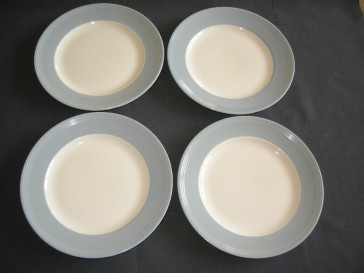 Mosa pastel blauw / grijs ontbijtborden