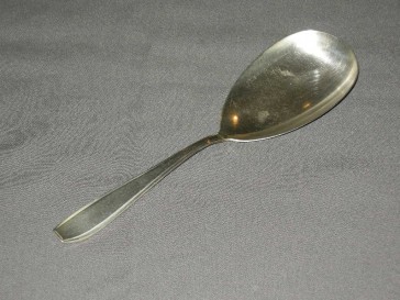 Sola verzilverd model 1640 opscheplepel 24,5 cm.