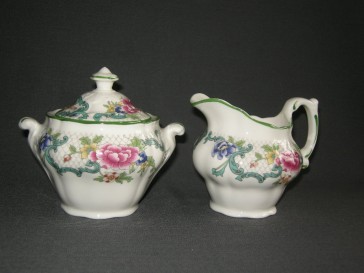 Royal Doulton Floradora green melkkannetje