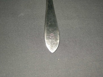 Gero Zilmeta model 718 puntfilet sauslepel met logo luchtmacht