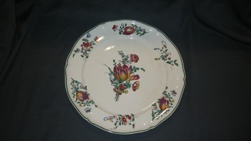 Villeroy & Boch Alt Strassburg oud stempel schaal rond plat  O33,5 cm.