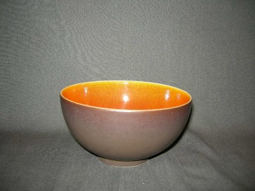 Jars Ceramistes Tourron oranje schaaltje O15,5 cm.