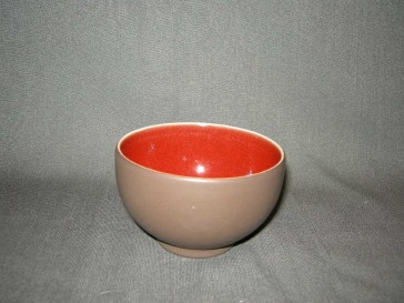 Jars Ceramistes Tourron rood schaaltje O9 cm.