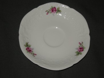 Rosenthal Sanssouci spierwit rose pioenroos schotel O13,5 cm.