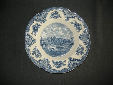 Johnson Brothers Old Britain Castles blauw soepbord O22,5 cm.