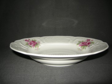 Rosenthal Sanssouci spierwit rose pioenroos soepbord