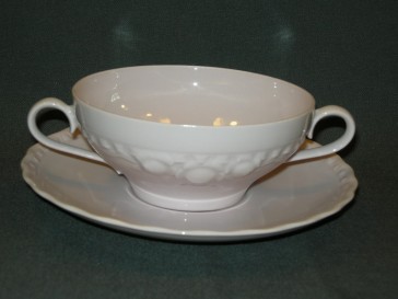 Hutschenreuther Porcelaine Rose Drache soepkop & schotel